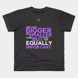 Bigger and Smaller Task Kids T-Shirt